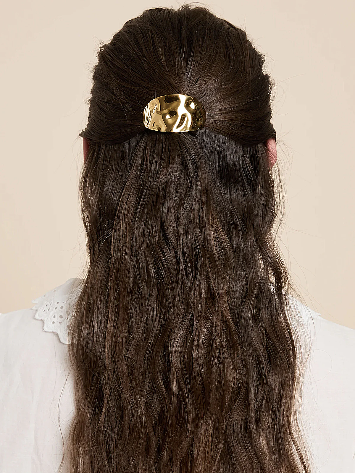 Hammered Metal Hair Tie - Image 2