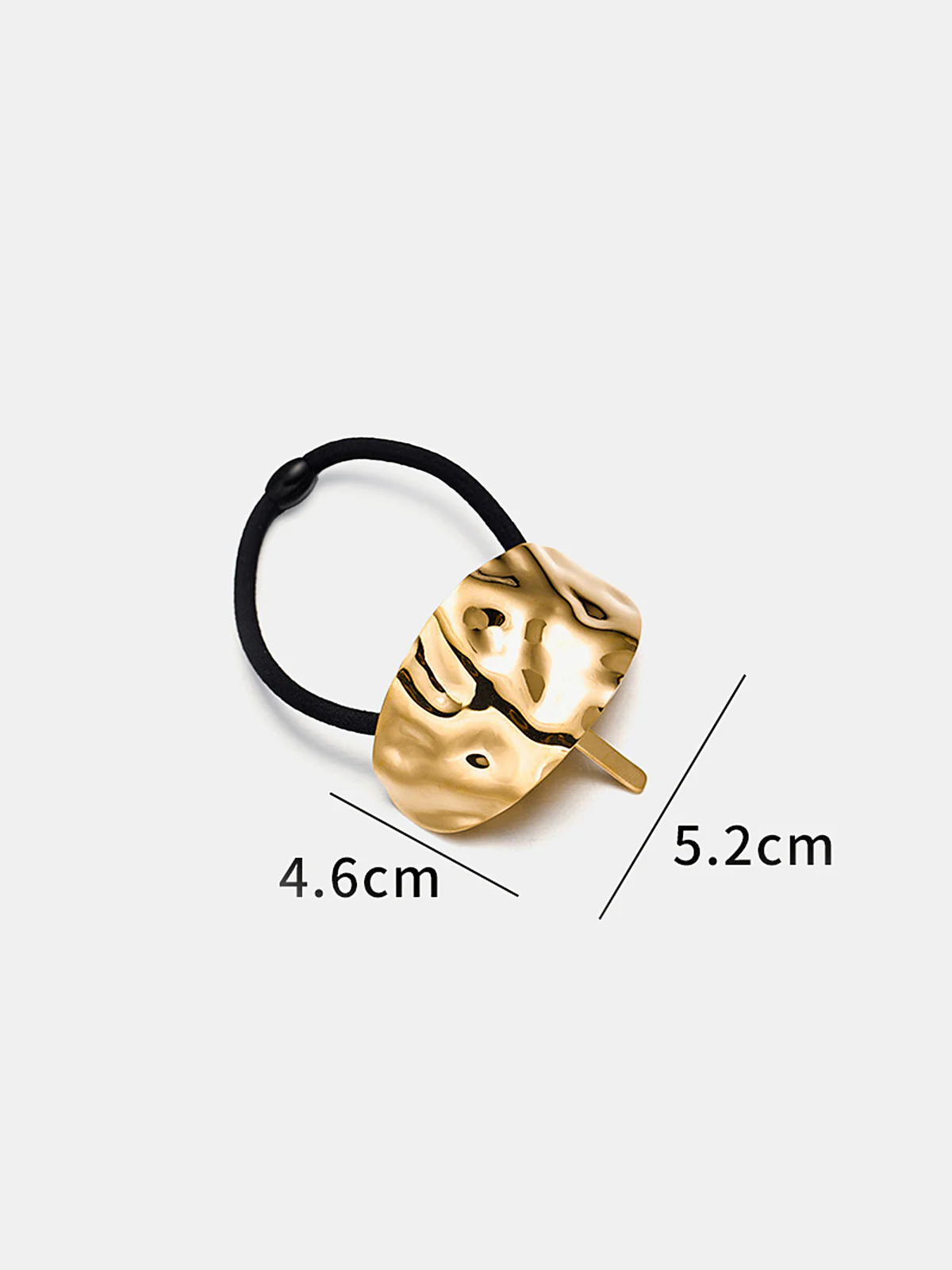 Hammered Metal Hair Tie - Image 3