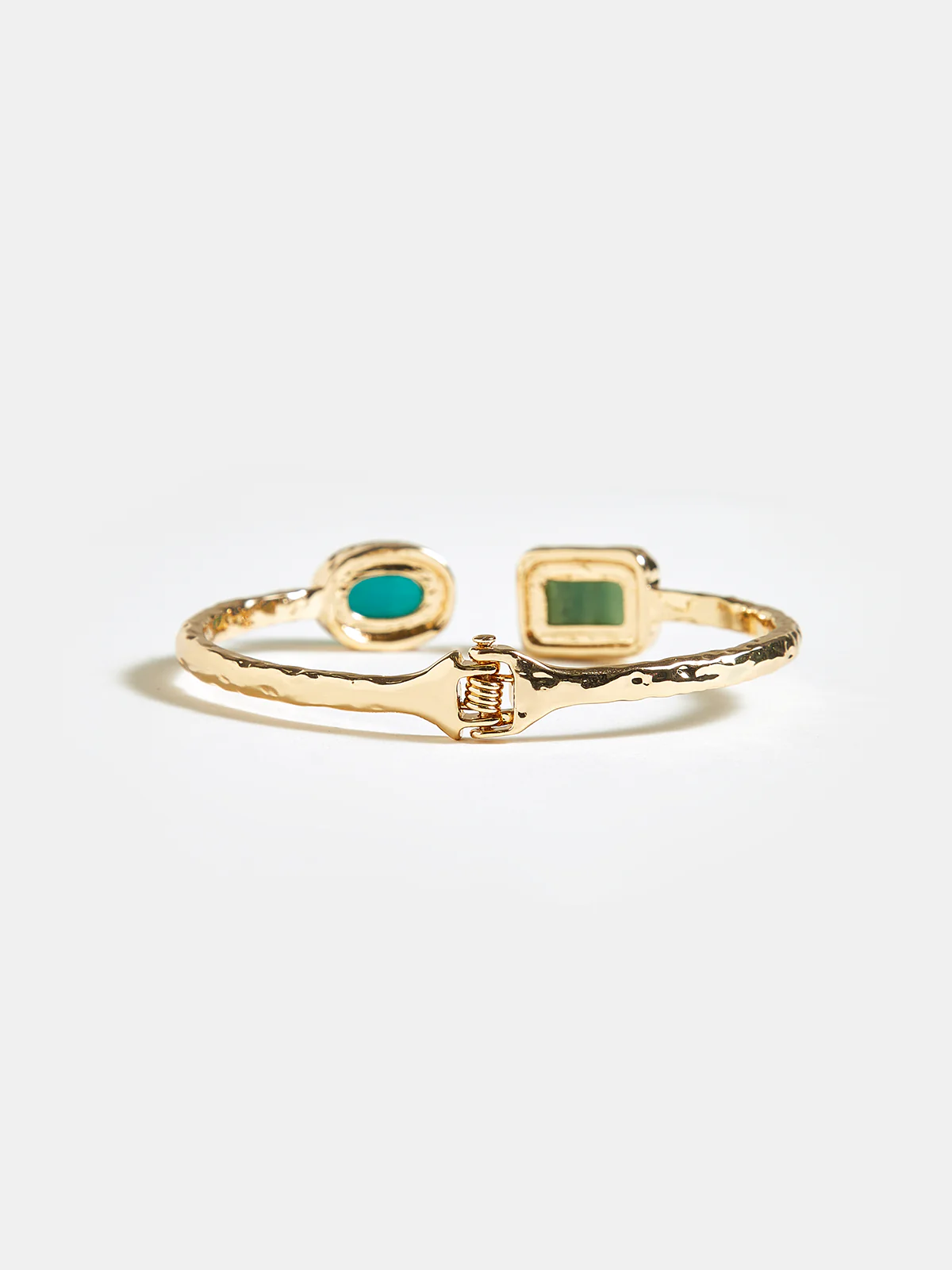 Hammered Turquoise Bracelet - Image 3