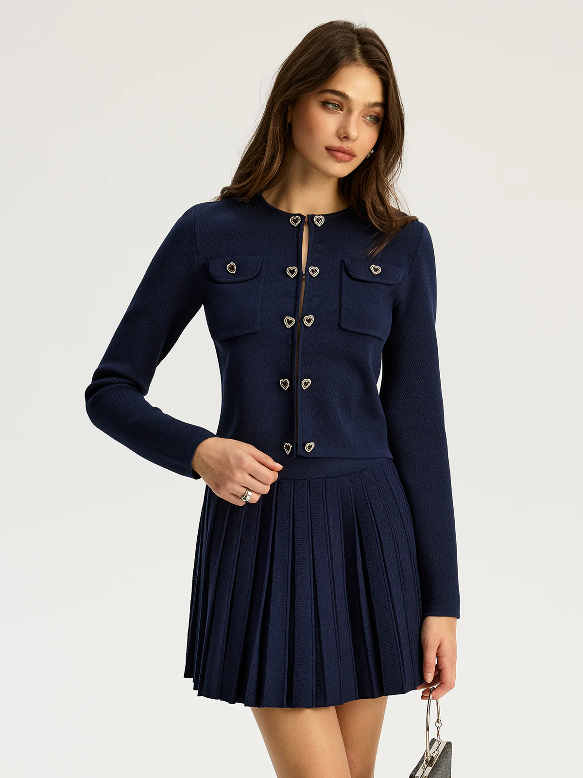 Heart Pair Button Cardigan - Image 3