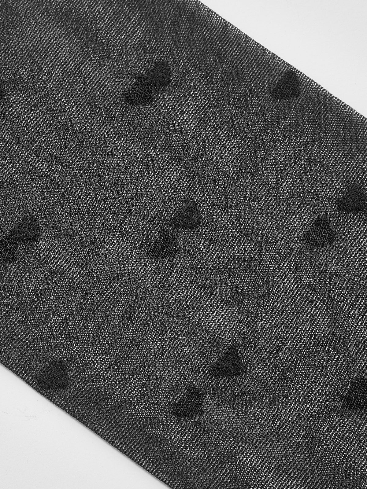 Heart-Pattern Sheer Tights - Image 2
