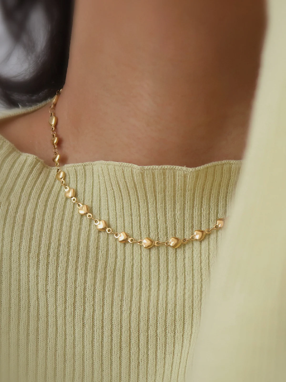 Heart Tassel Necklace - Image 2