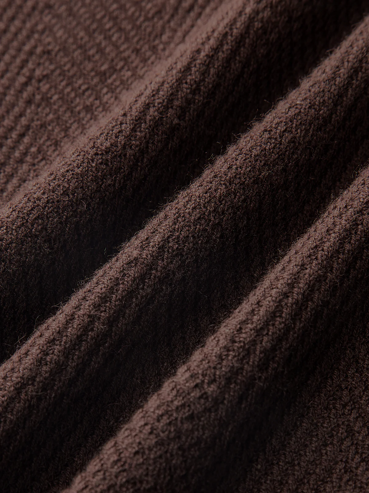 Herringbone Mock Neck Knit Top - Image 3