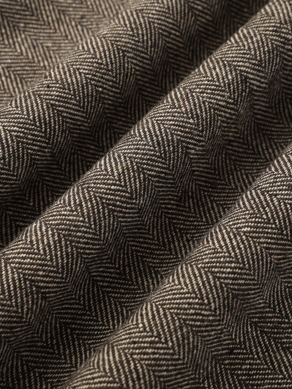 Herringbone Tweed Wide-Leg Pants - Image 3