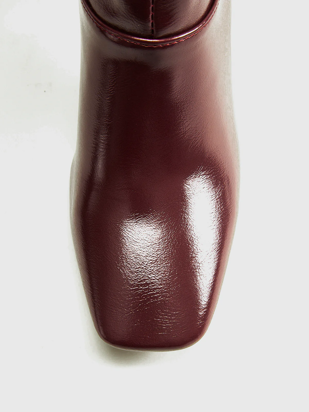 High-Heel Square Toe Knee-High Boots - Image 7