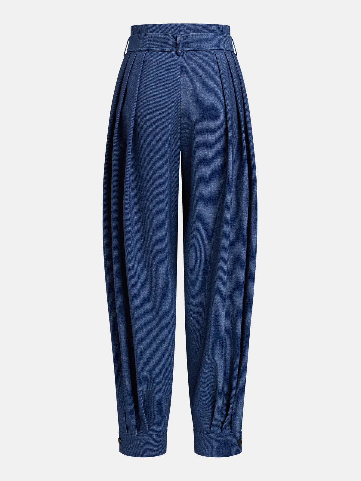 High-Waist Belted Balloon Cuff Pants - Image 5