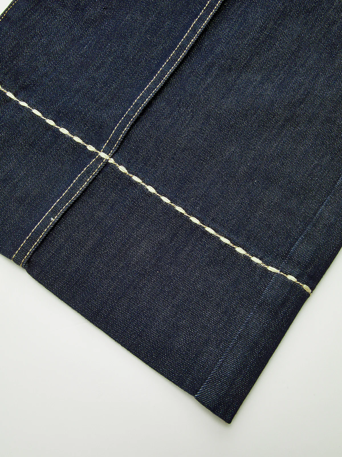 High-Waist Button Wide-Leg Denim Pants - Image 10