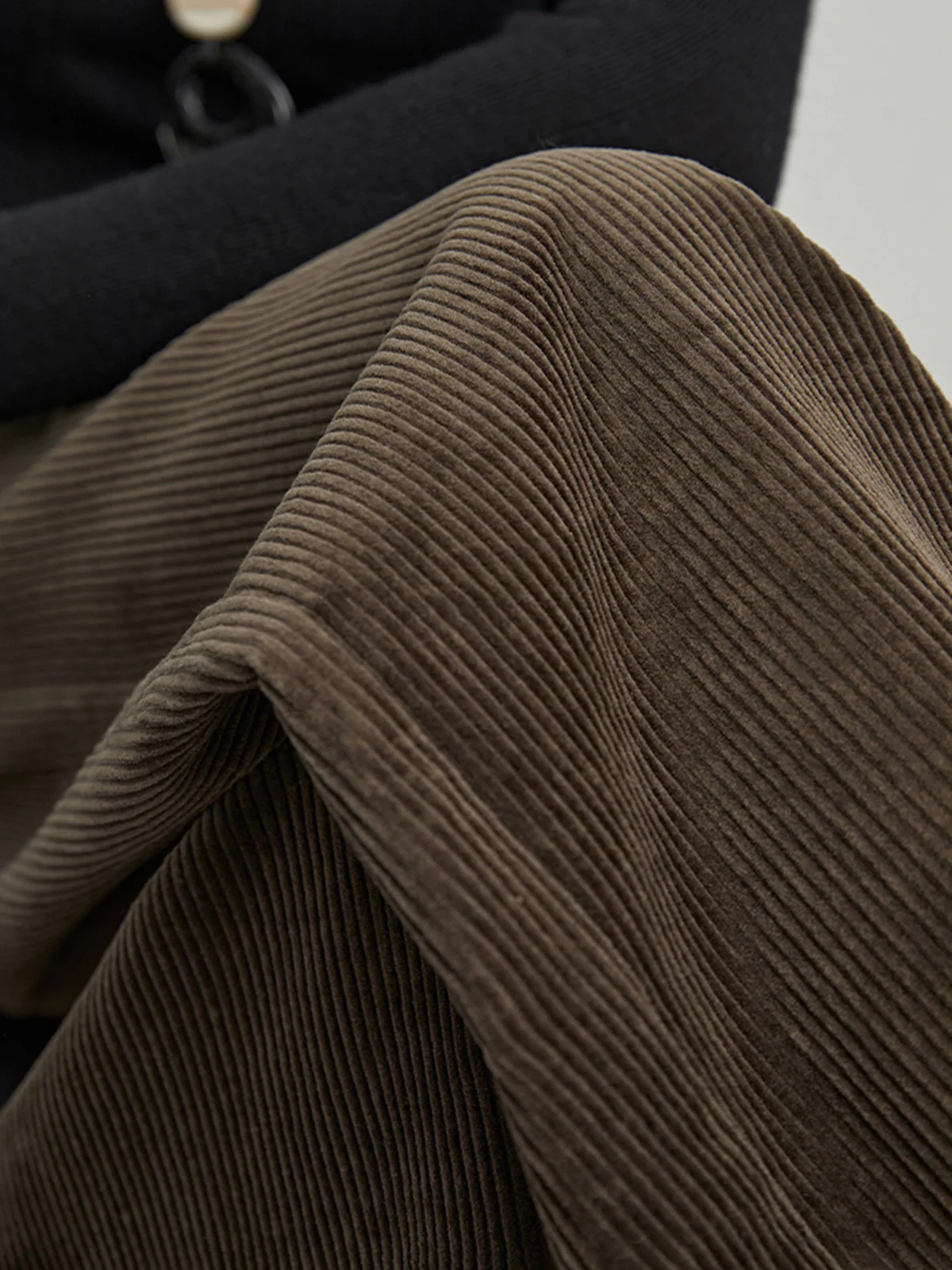 High-Waist Corduroy Draped Pants - Image 8