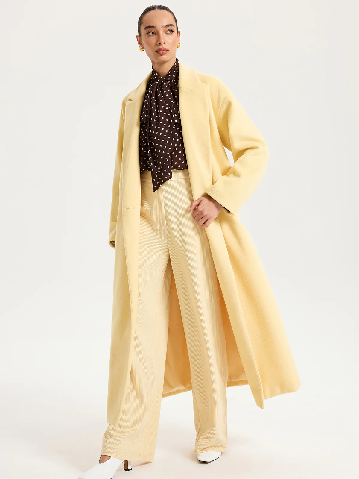 High-Waist Corduroy Wide-Leg Pants - Image 3