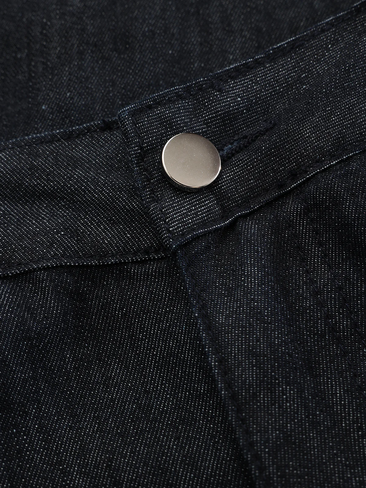 High-Waist Denim Extra Long Wide-Leg Pants - Image 4