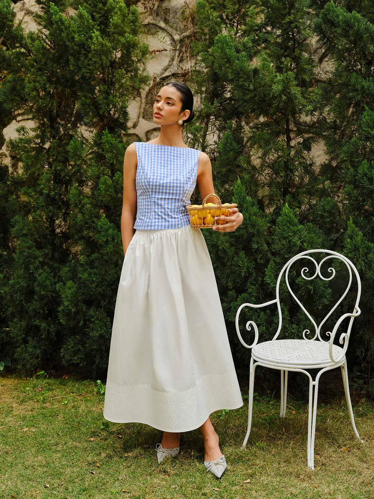 High-Waist Flared Skirt - Image 2