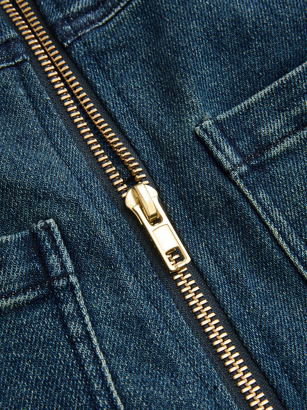 High-Waist Wide-Leg Denim Pants - Image 4