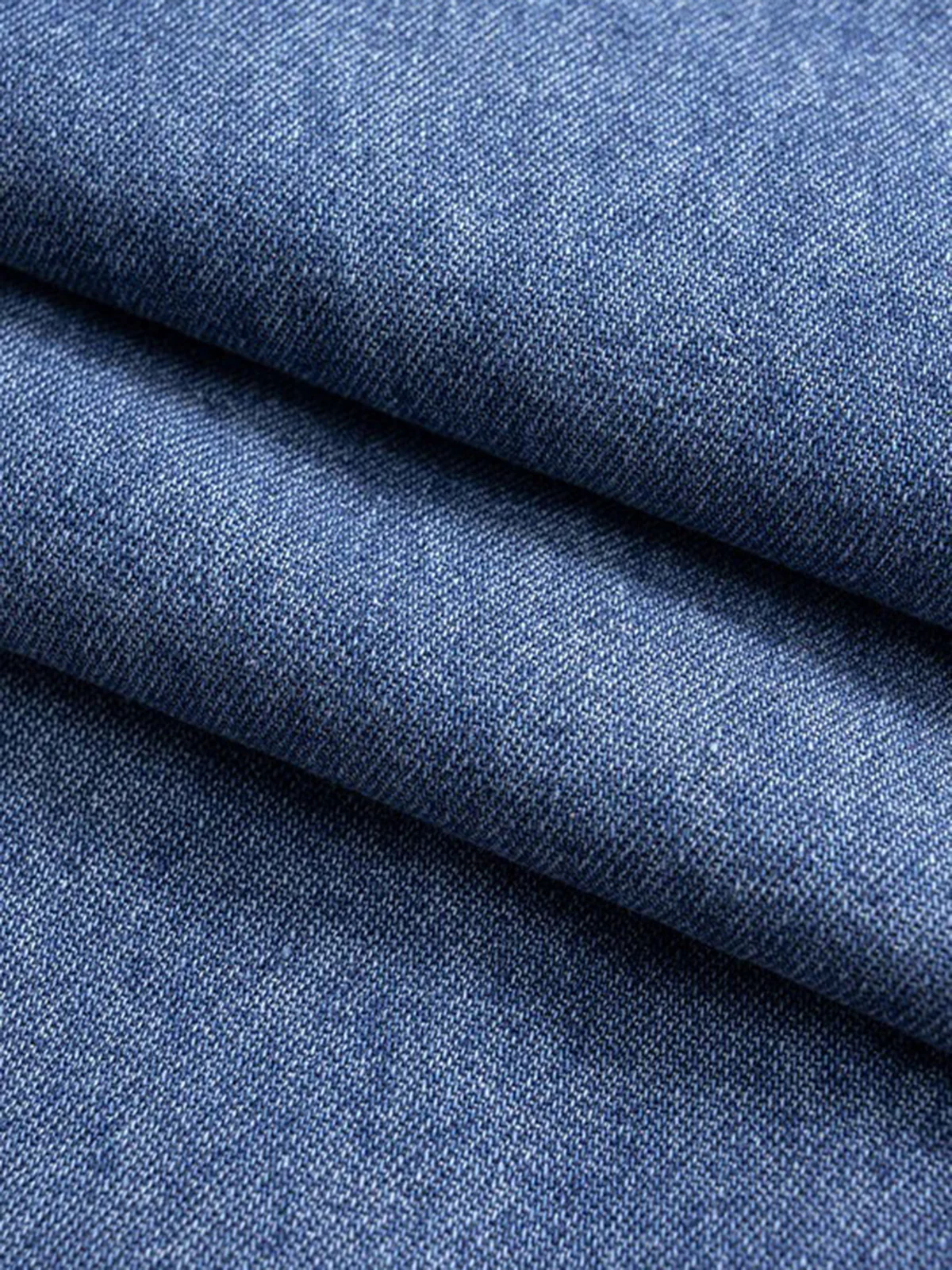High-Waisted Balloon-Leg Denim Pants - Image 3