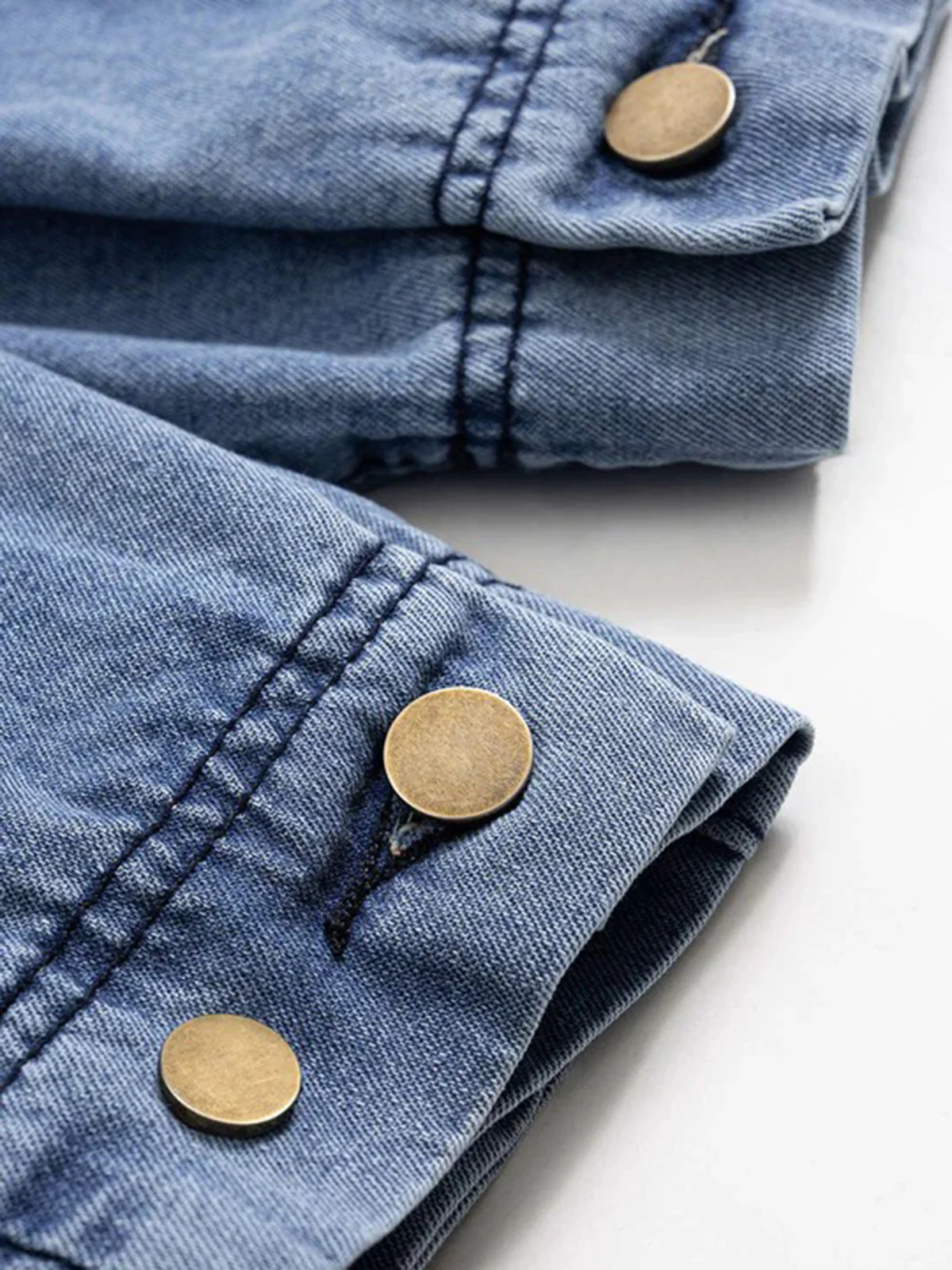 High-Waisted Balloon-Leg Denim Pants - Image 5