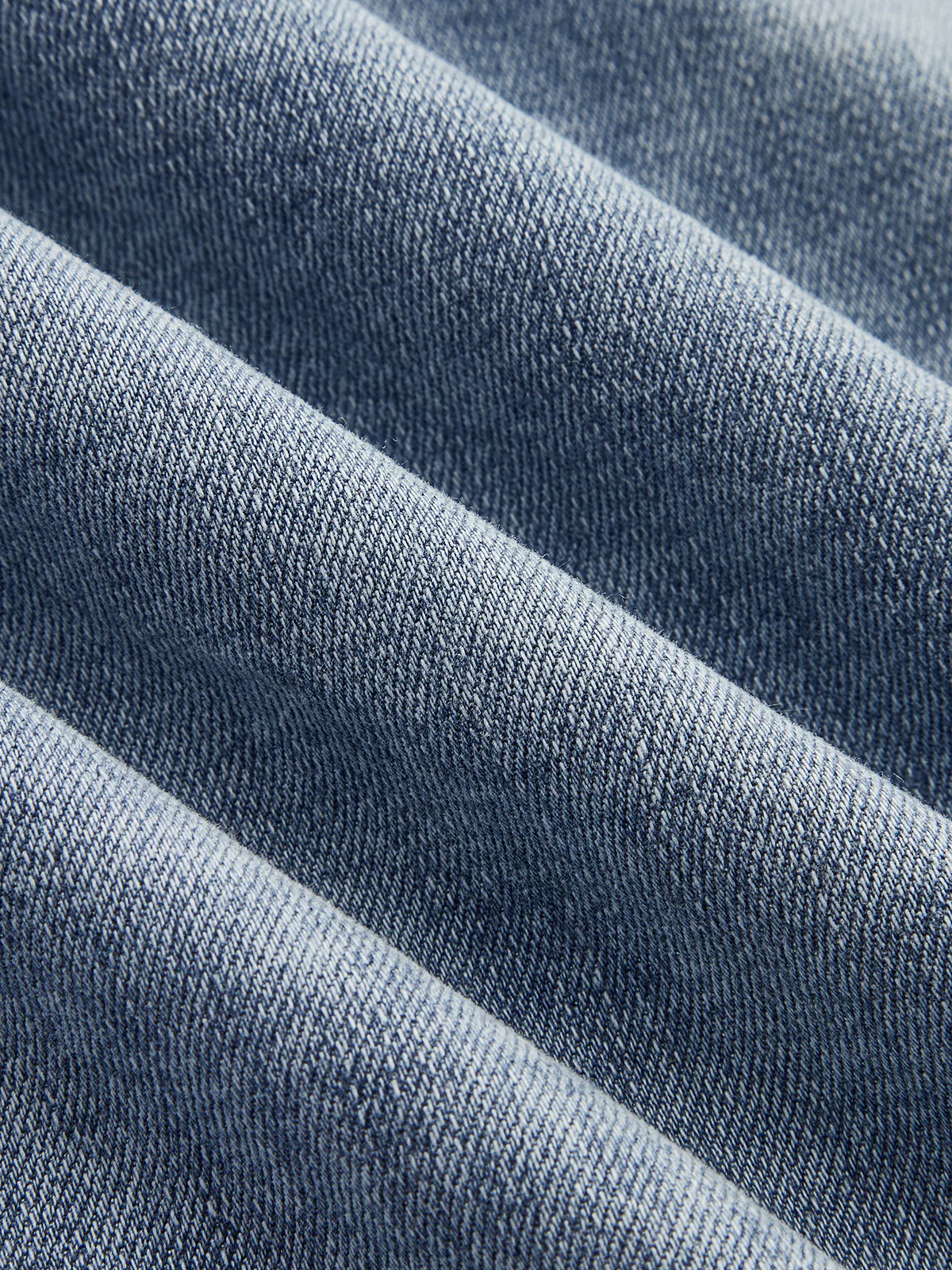 High Waisted Buttoned Flared Denim Skirt - Image 3