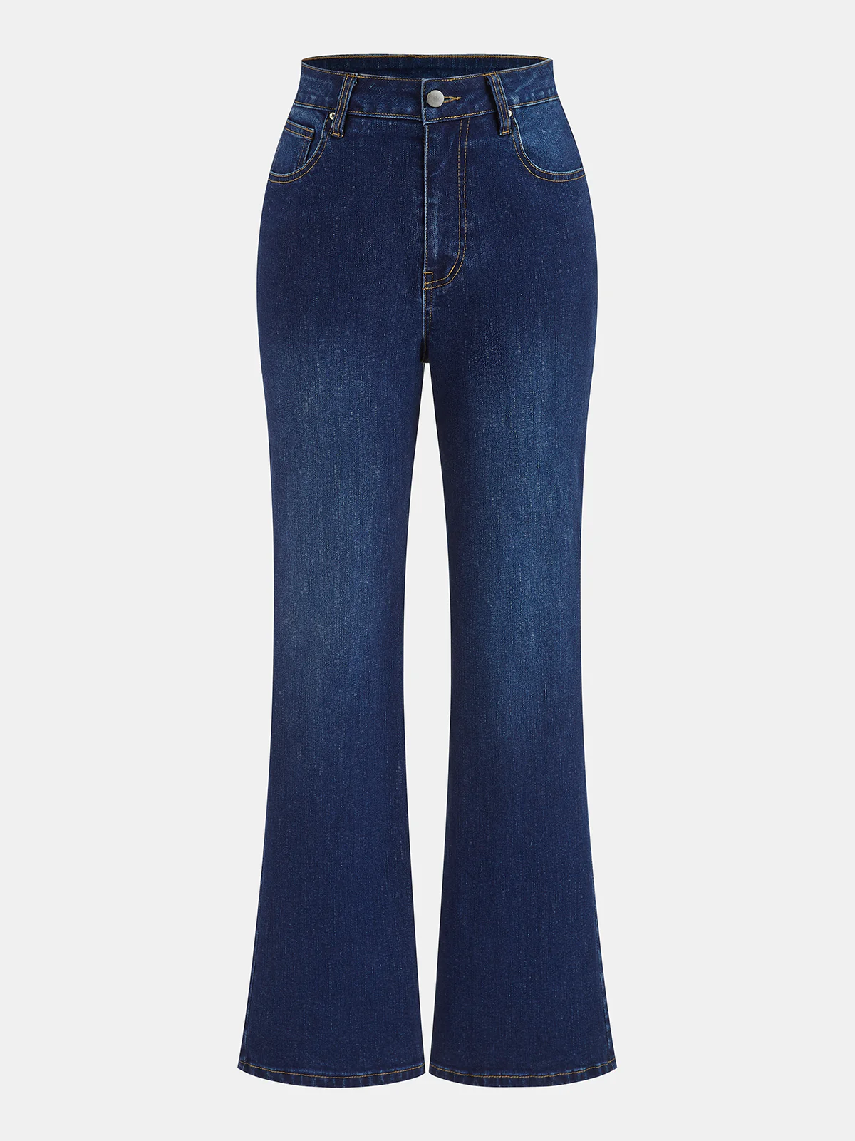 High-Waisted Flared Jeans