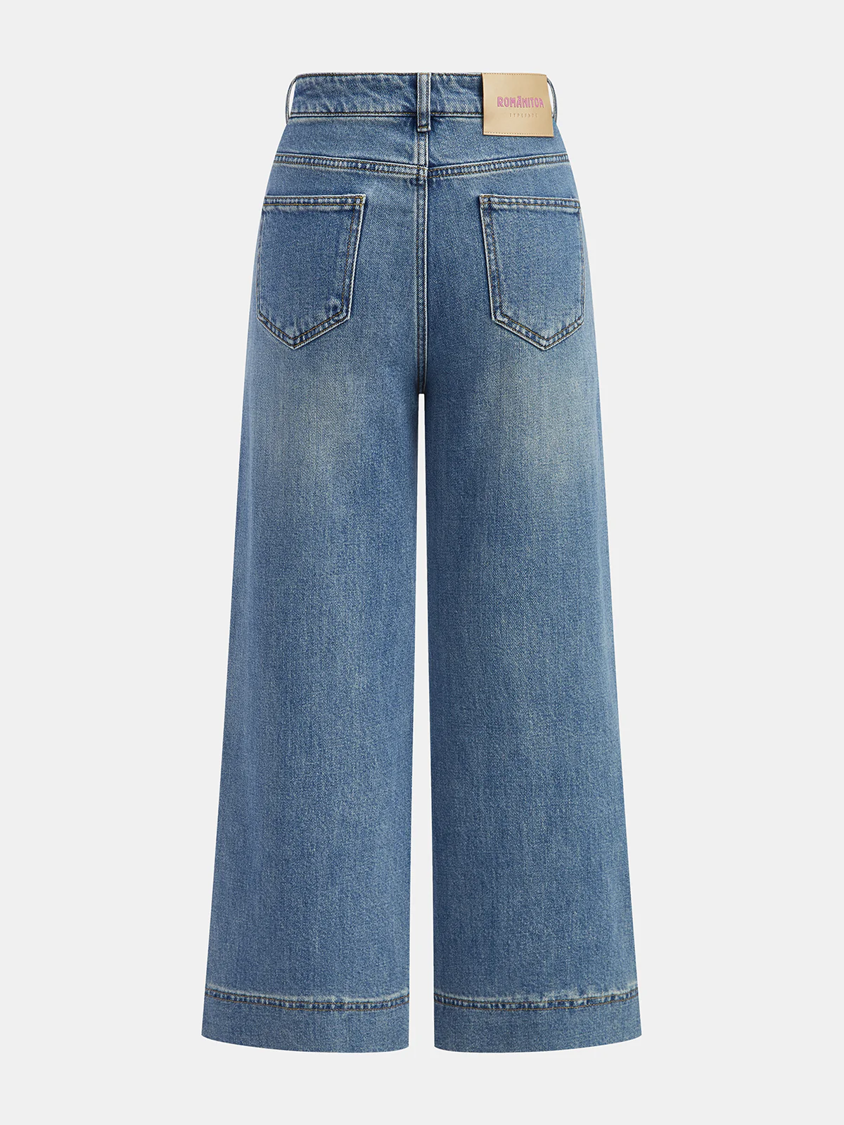 High-Waisted Wide-Leg Jeans - Image 2