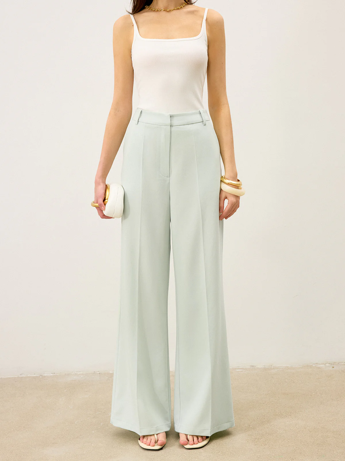 High-Waisted Wide-Leg Pants - Image 4