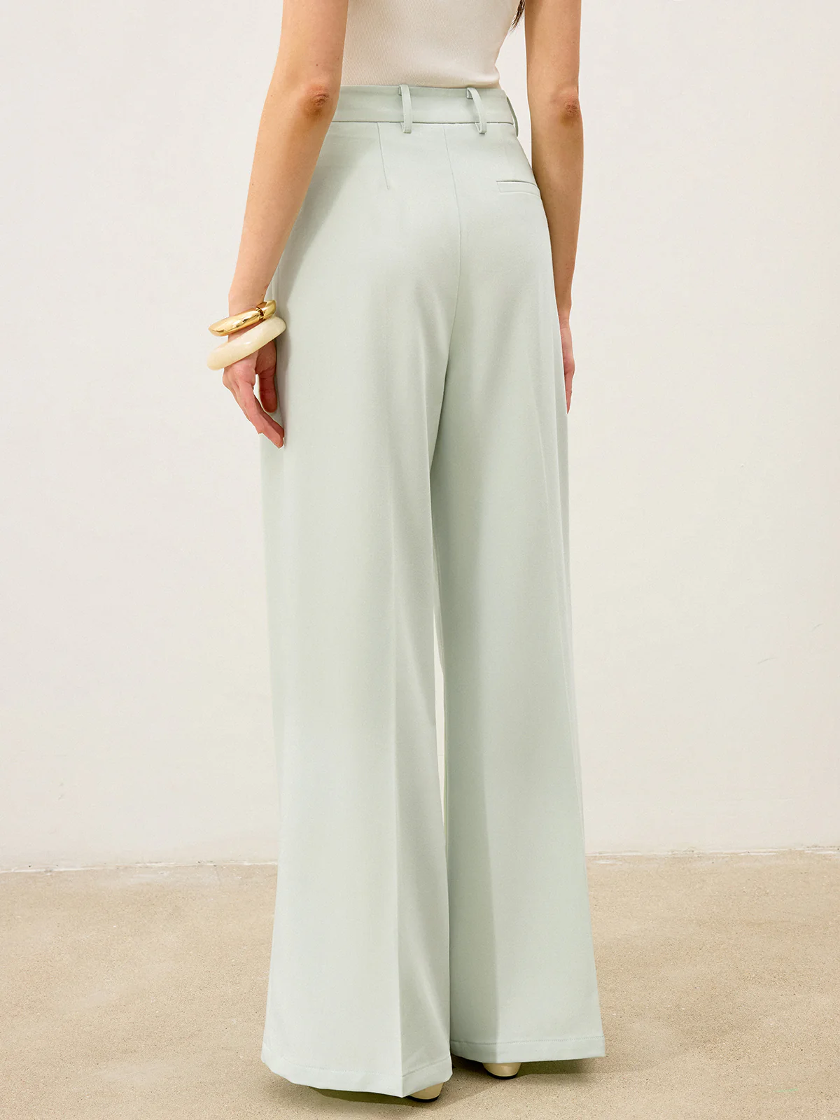High-Waisted Wide-Leg Pants - Image 6