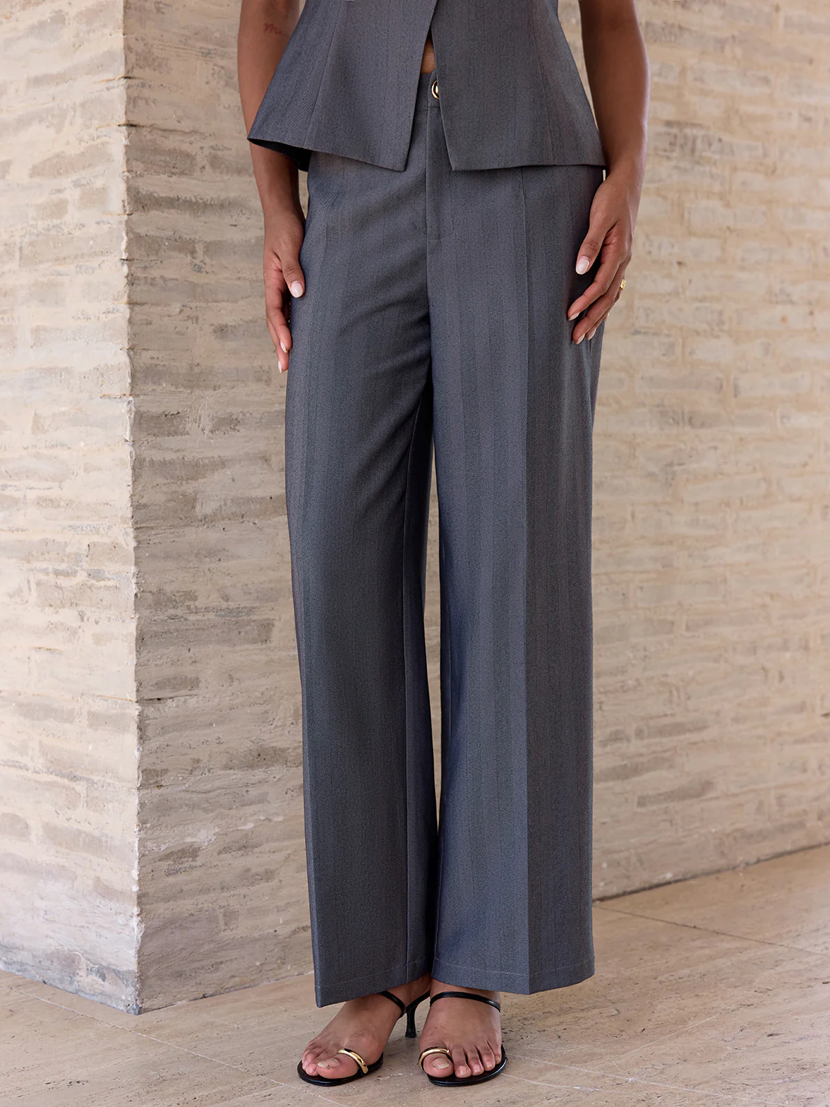 High-Waisted Wide-Leg Pants - Image 5