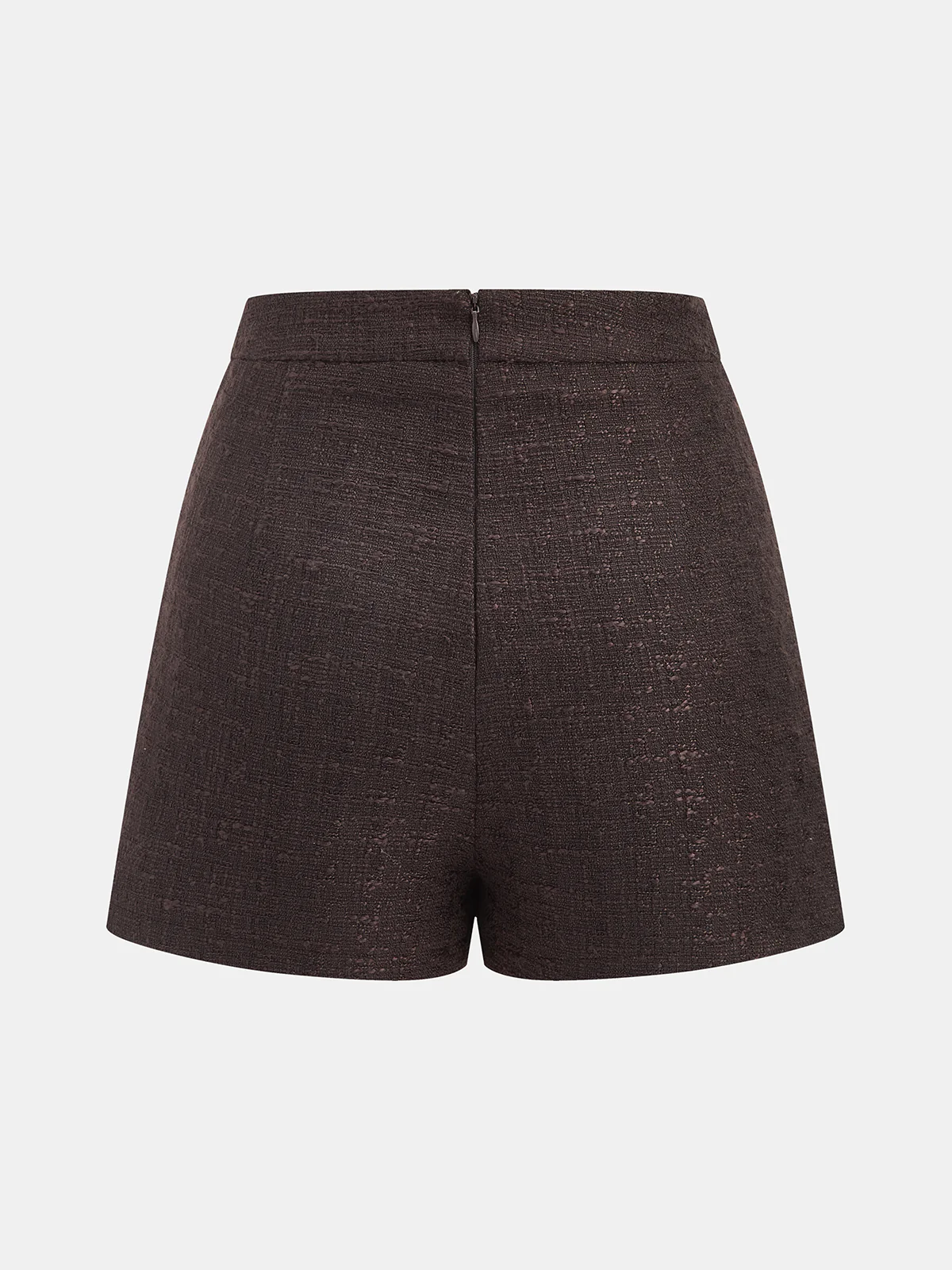Horsebit Buckle Tweed Shorts - Image 2