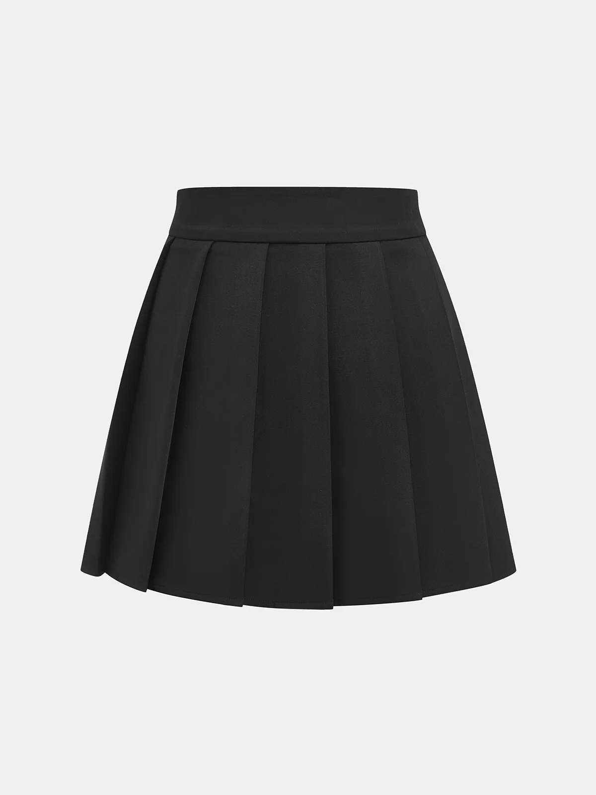 Horsebit Pleated Mini Skirt - Image 2