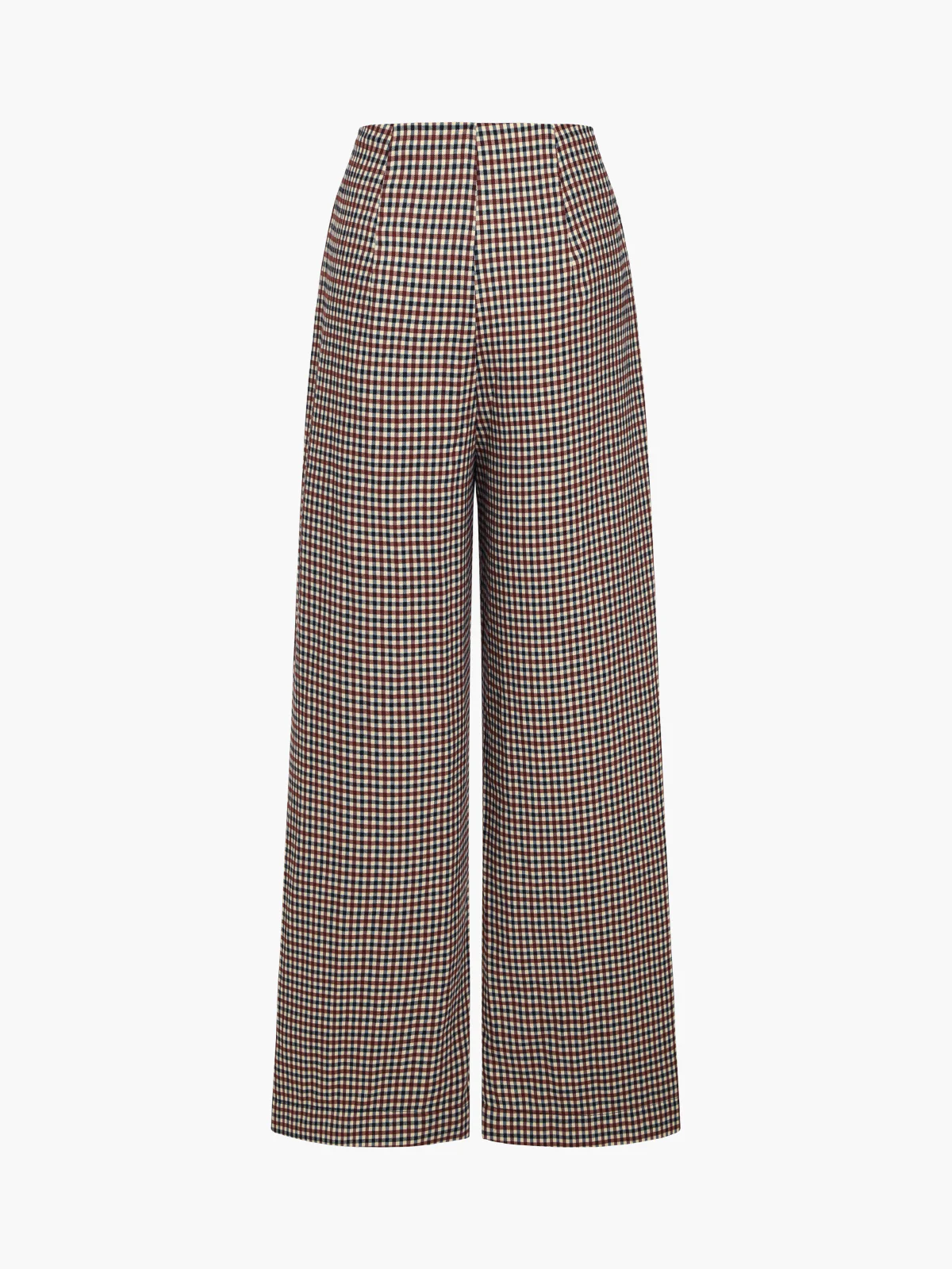 Houndstooth Wide Leg Dress Pants - Image 2