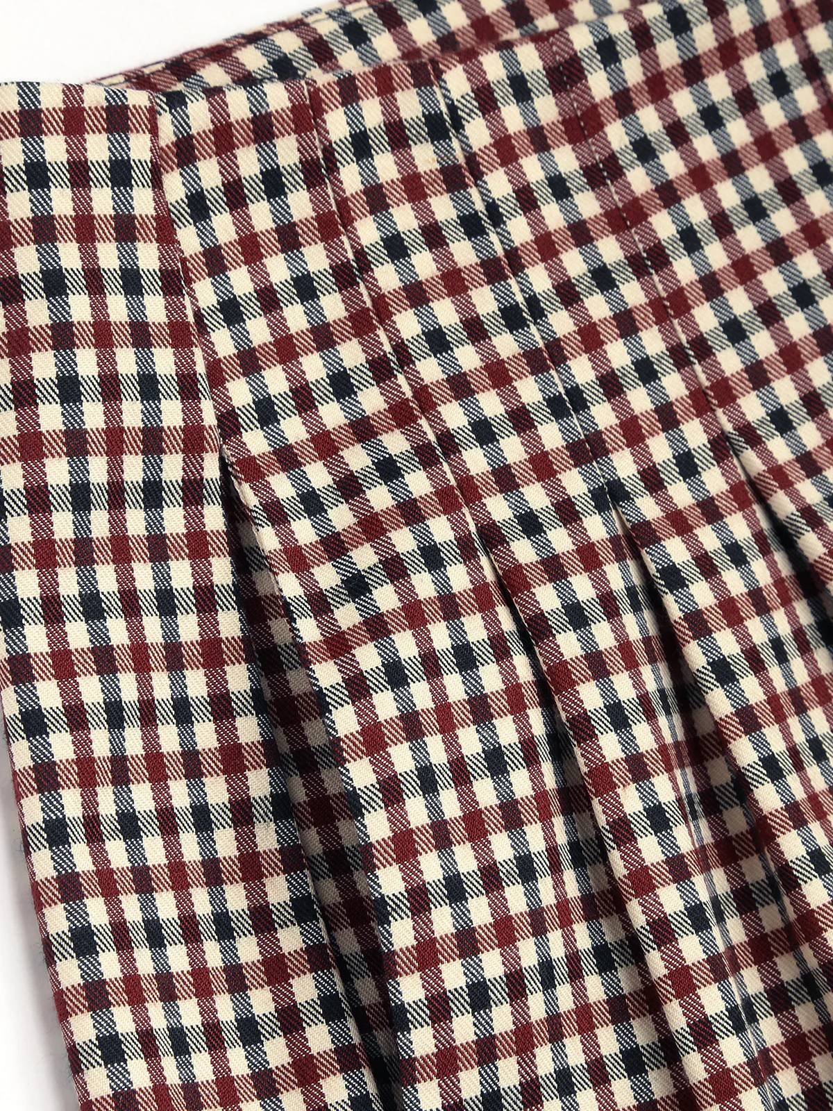 Houndstooth Wide Leg Dress Pants - Image 4
