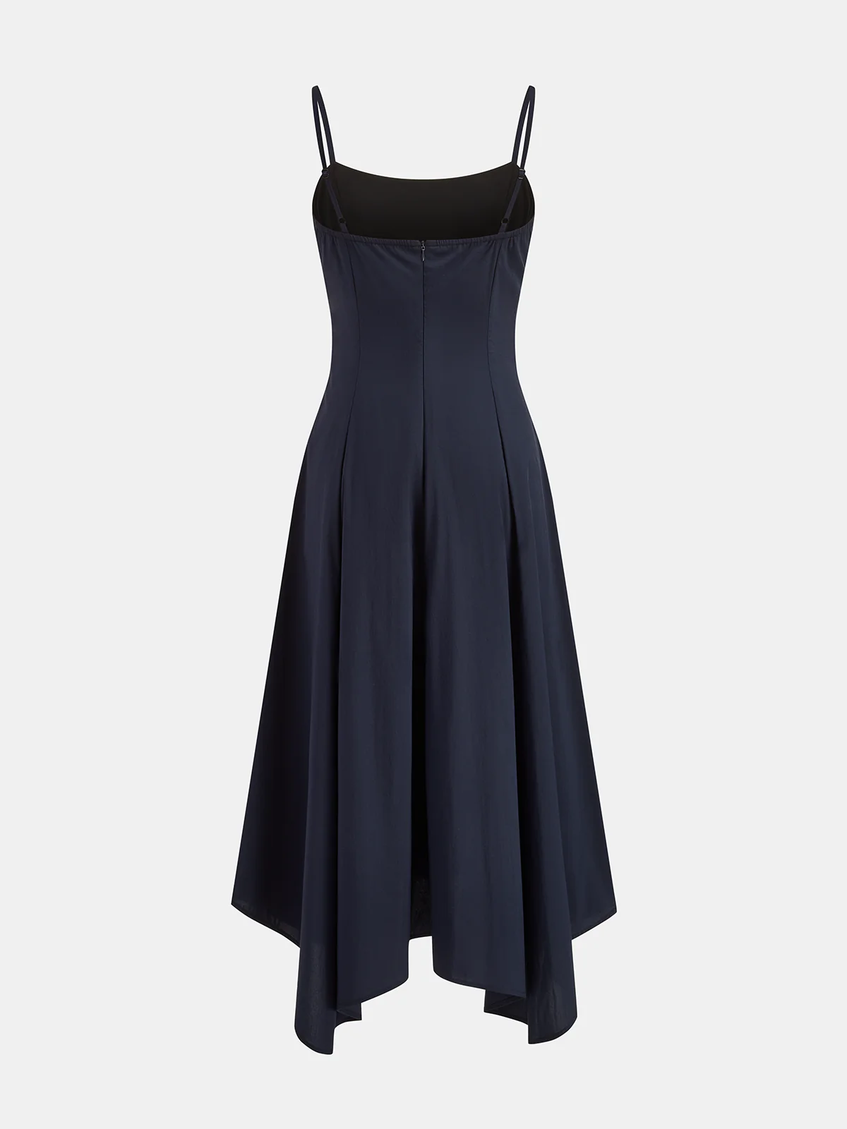 Kerchief Detail Cotton Blend Cami Midi Dress - Image 9