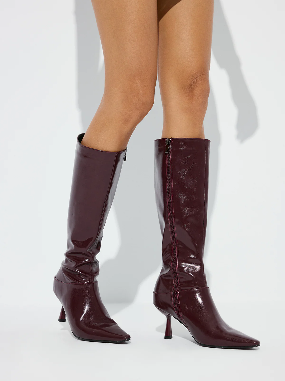 Knee-High Stiletto Boots - Image 4