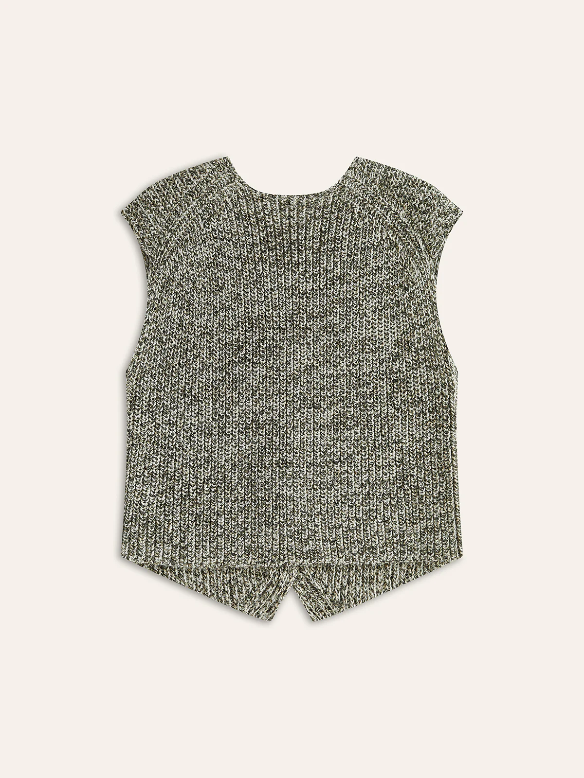 Knit Button-Down Vest - Image 4