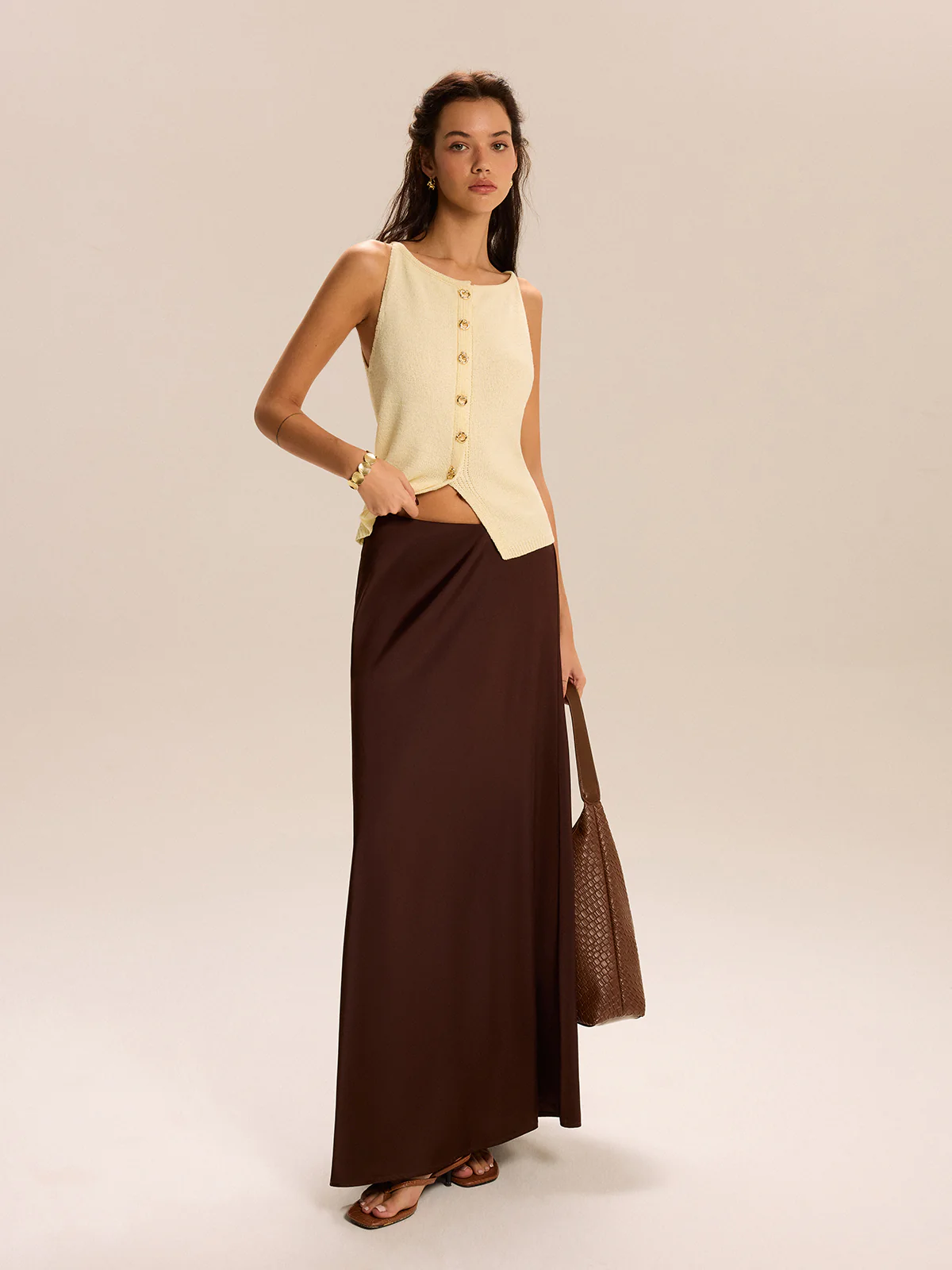 Knit Button-Front Tank Top - Image 4