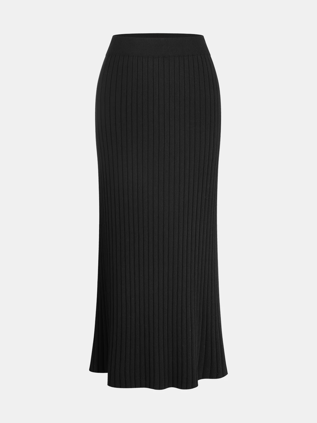 Knit Cap Sleeve Top and Midi Skirt Set - Image 4