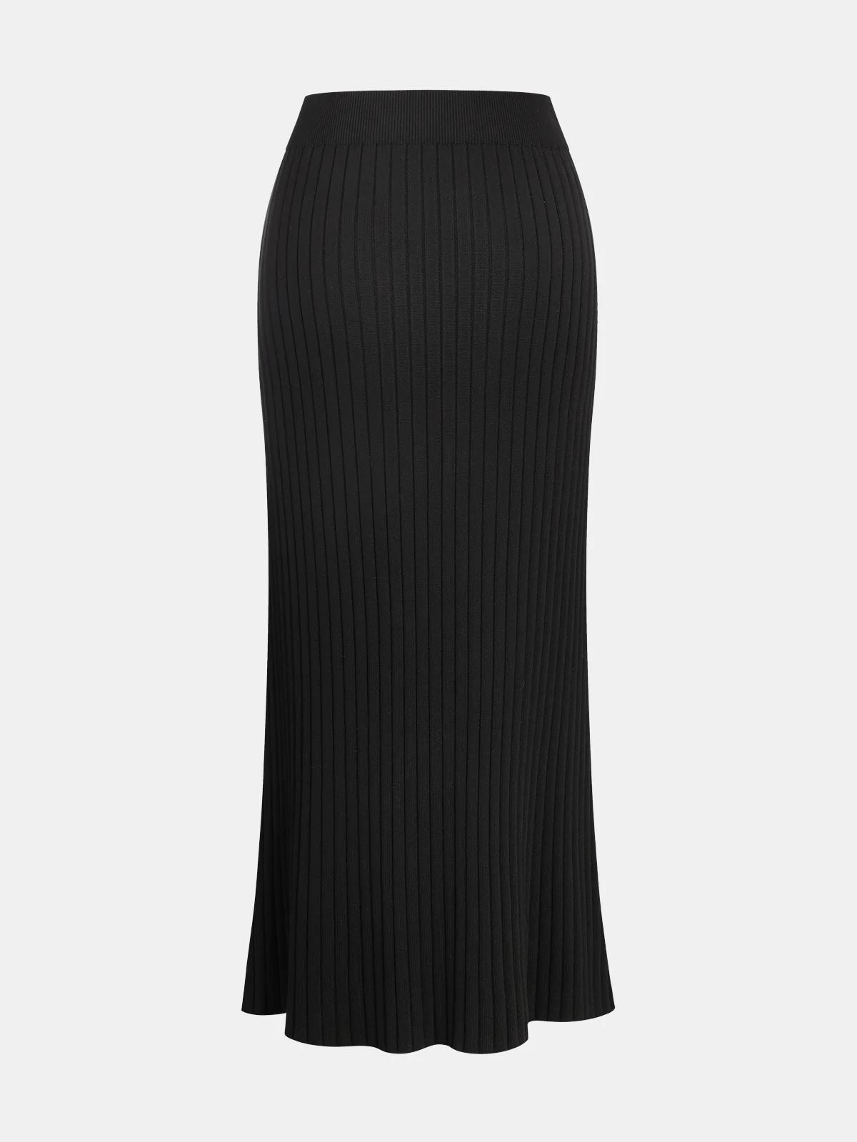 Knit Cap Sleeve Top and Midi Skirt Set - Image 5