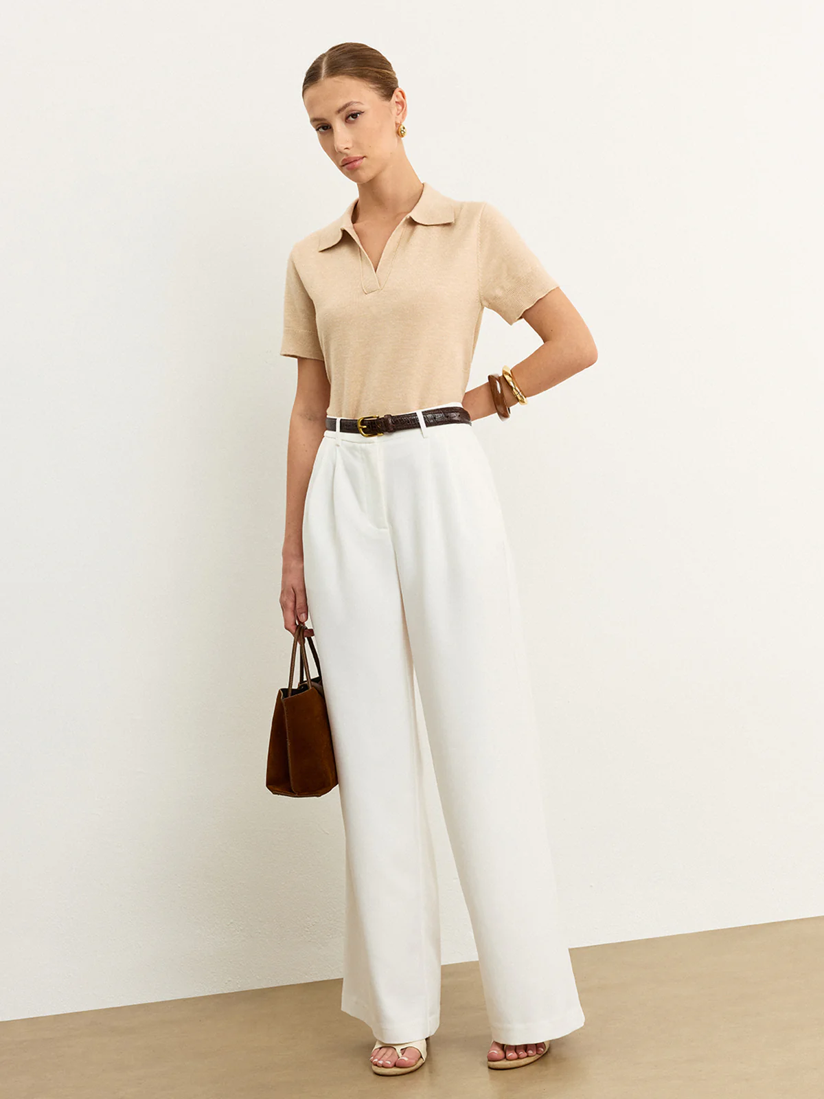 Knit Polo Top - Image 2