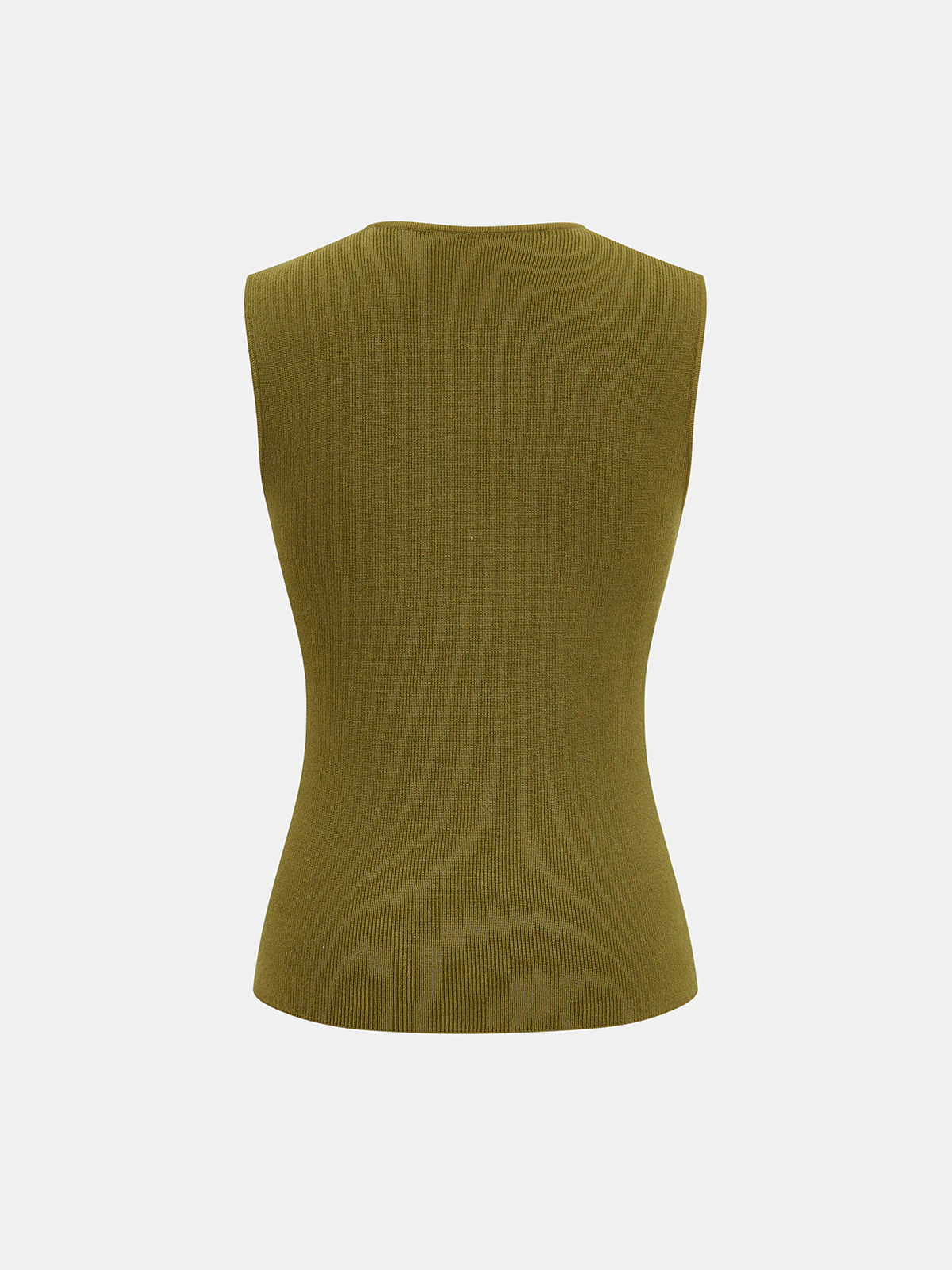 Knit Vest & Elastic Waistband Pants Set - Image 3
