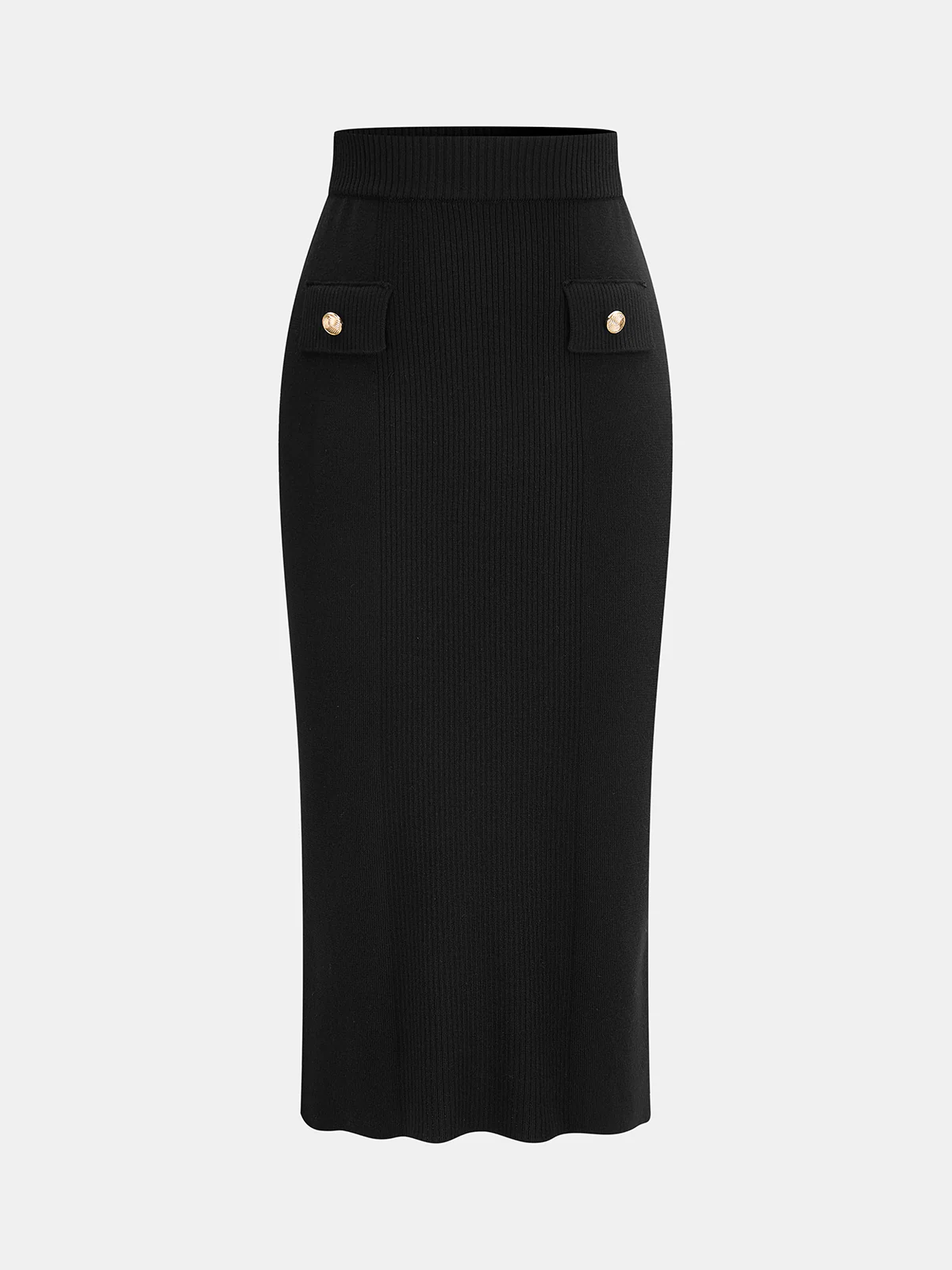 Knit Zipper Jacket & Pencil Skirt Set - Image 4