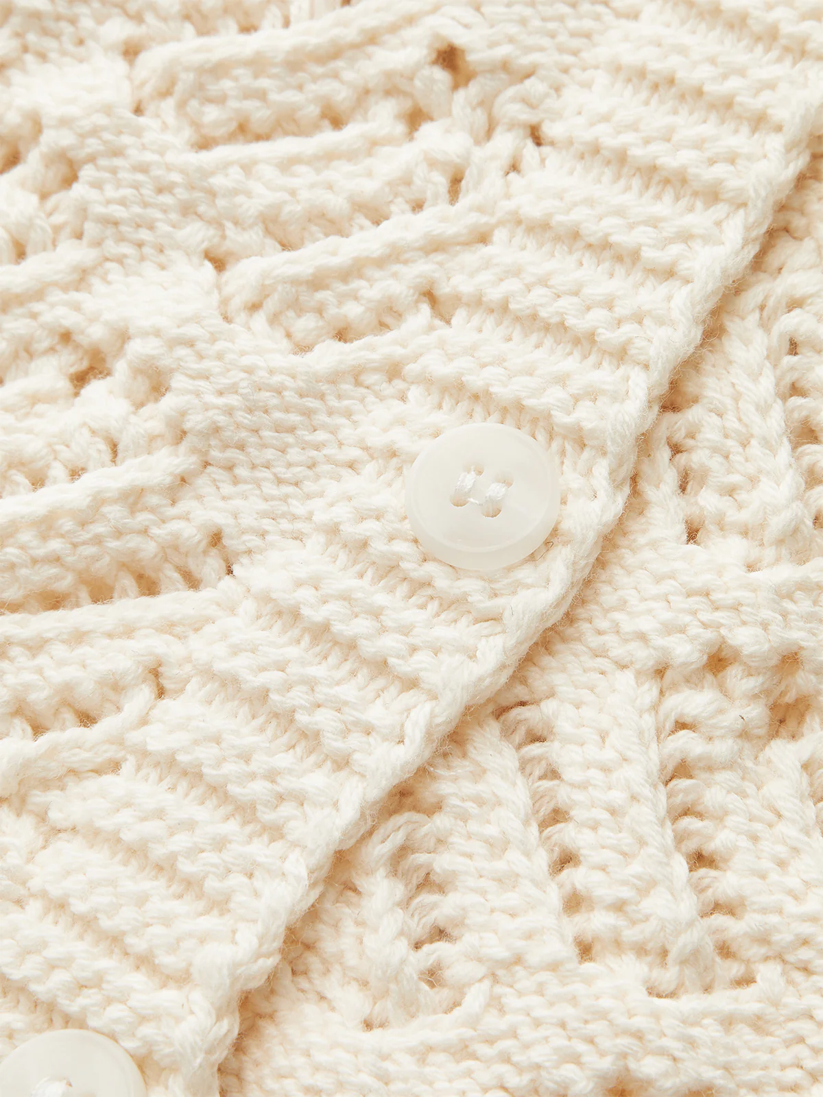 Knitted Sleeveless Cardigan with Button Front - Image 3