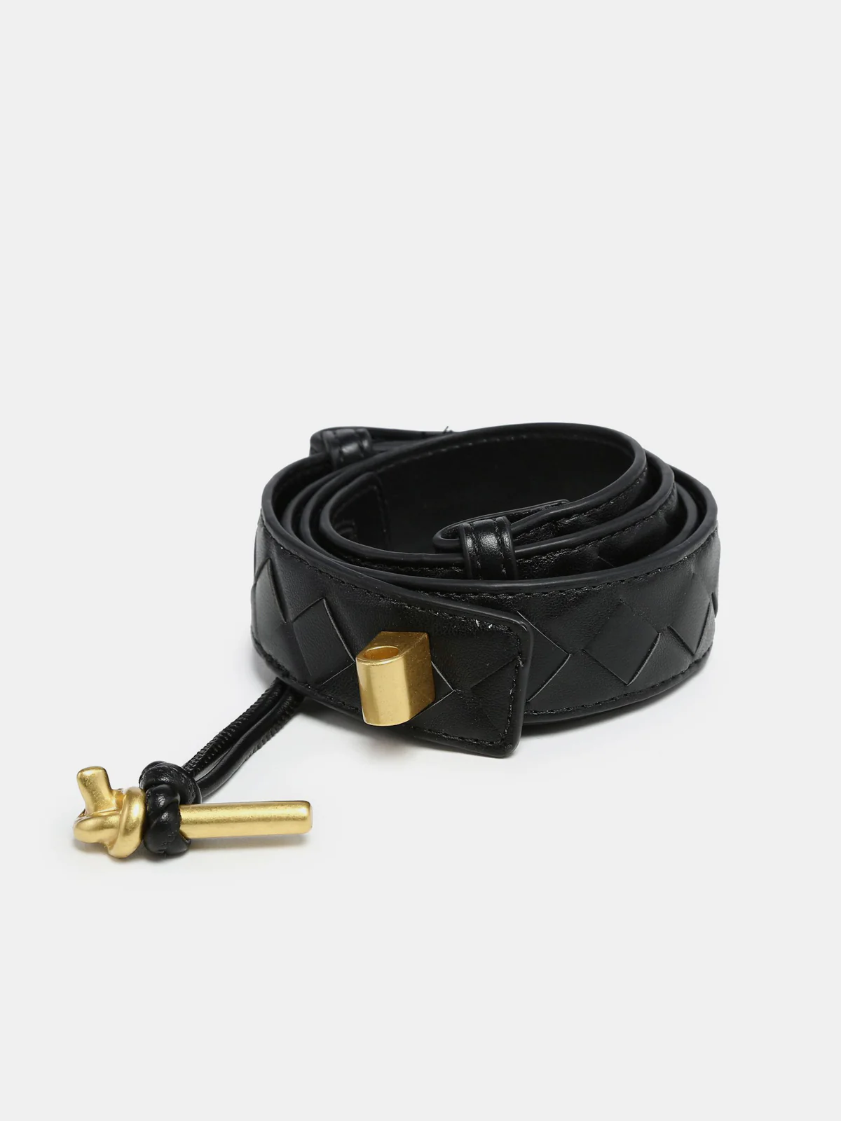 Knot Buckle Quilted Belt - Image 3