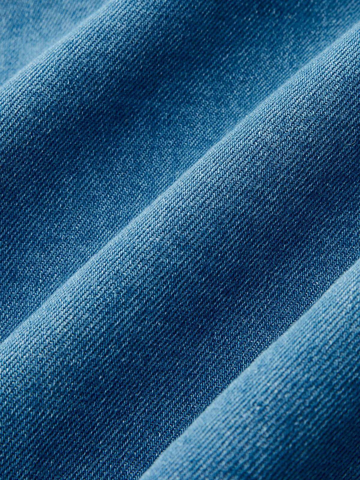 Knot-Front Studded Denim Shirt - Image 3