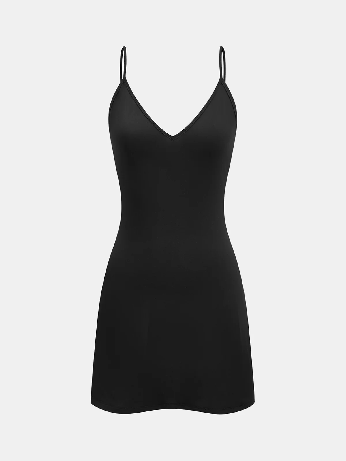 Lace Sheer-Sleeve & Cami Liner Two-Piece Mini Dress - Image 4