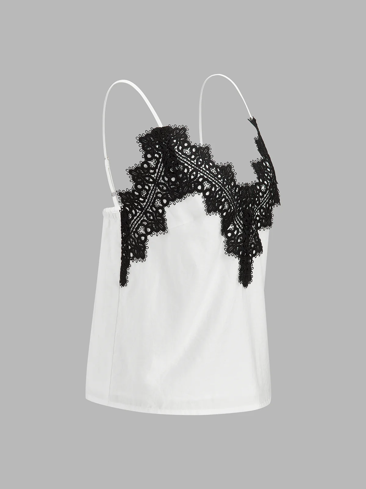 Lace Trim Cami Top & Wide Leg Pants Set - Image 4
