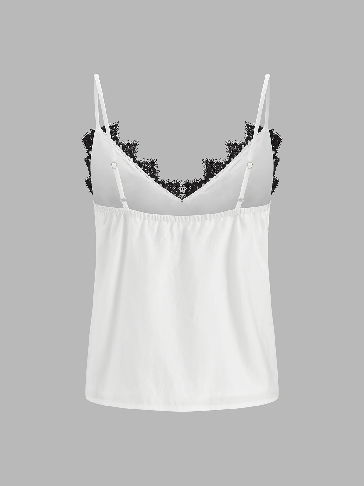 Lace Trim Cami Top & Wide Leg Pants Set - Image 5