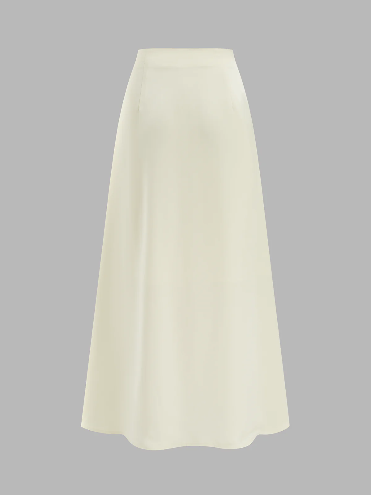 Lace Trim Satin Cowl Neck Top & Mermaid Skirt Set - Image 12