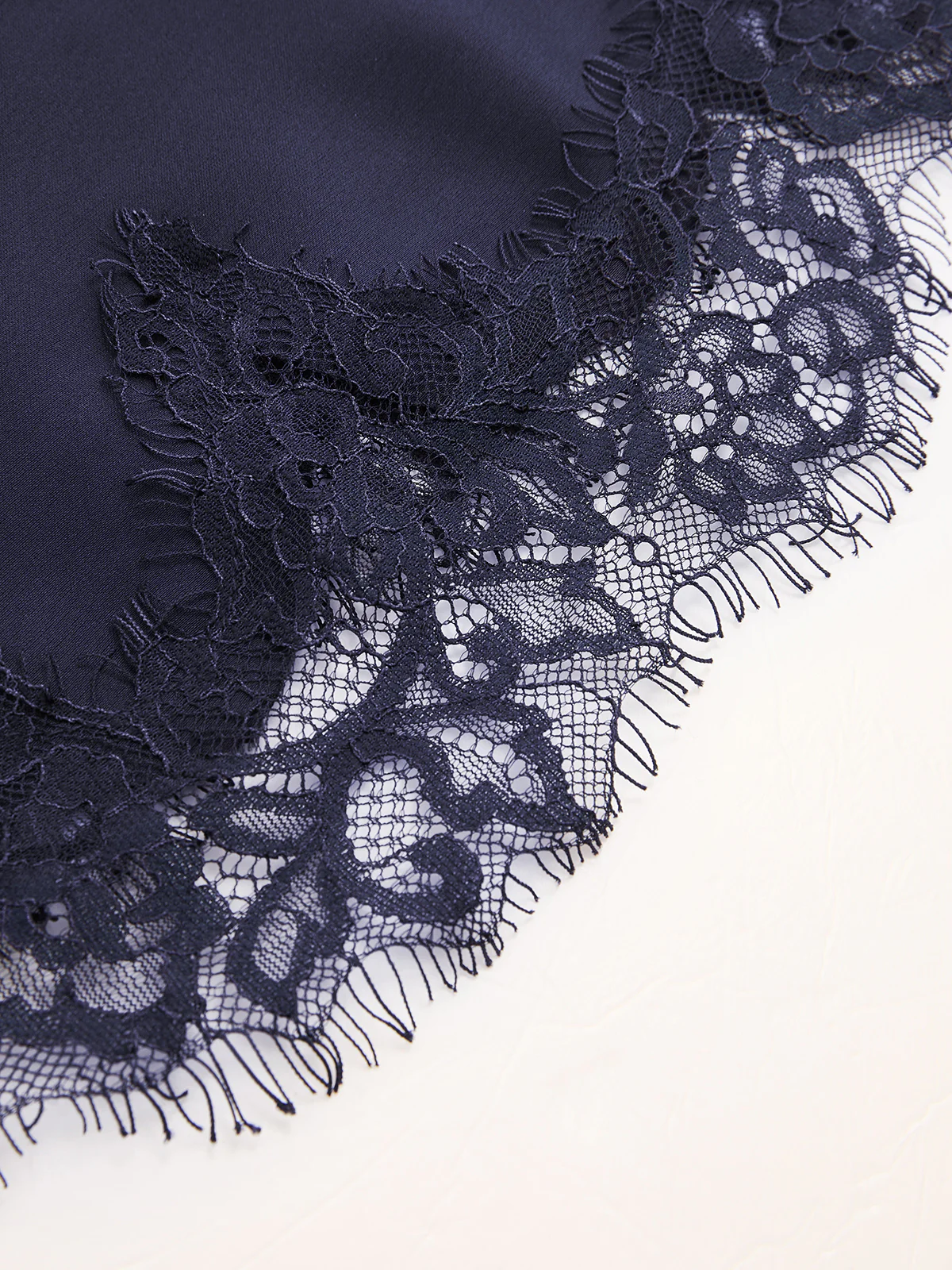 Lace Trim Satin Cut-Out Capelet Mini Dress - Image 11