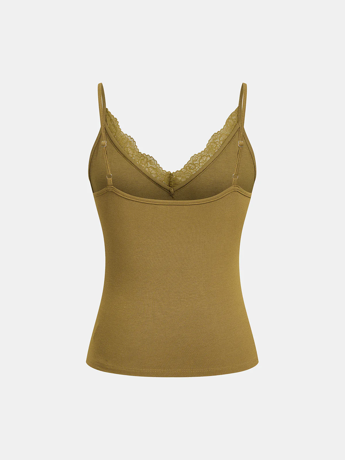 Lace Trim V-Neck Cami Top - Image 2