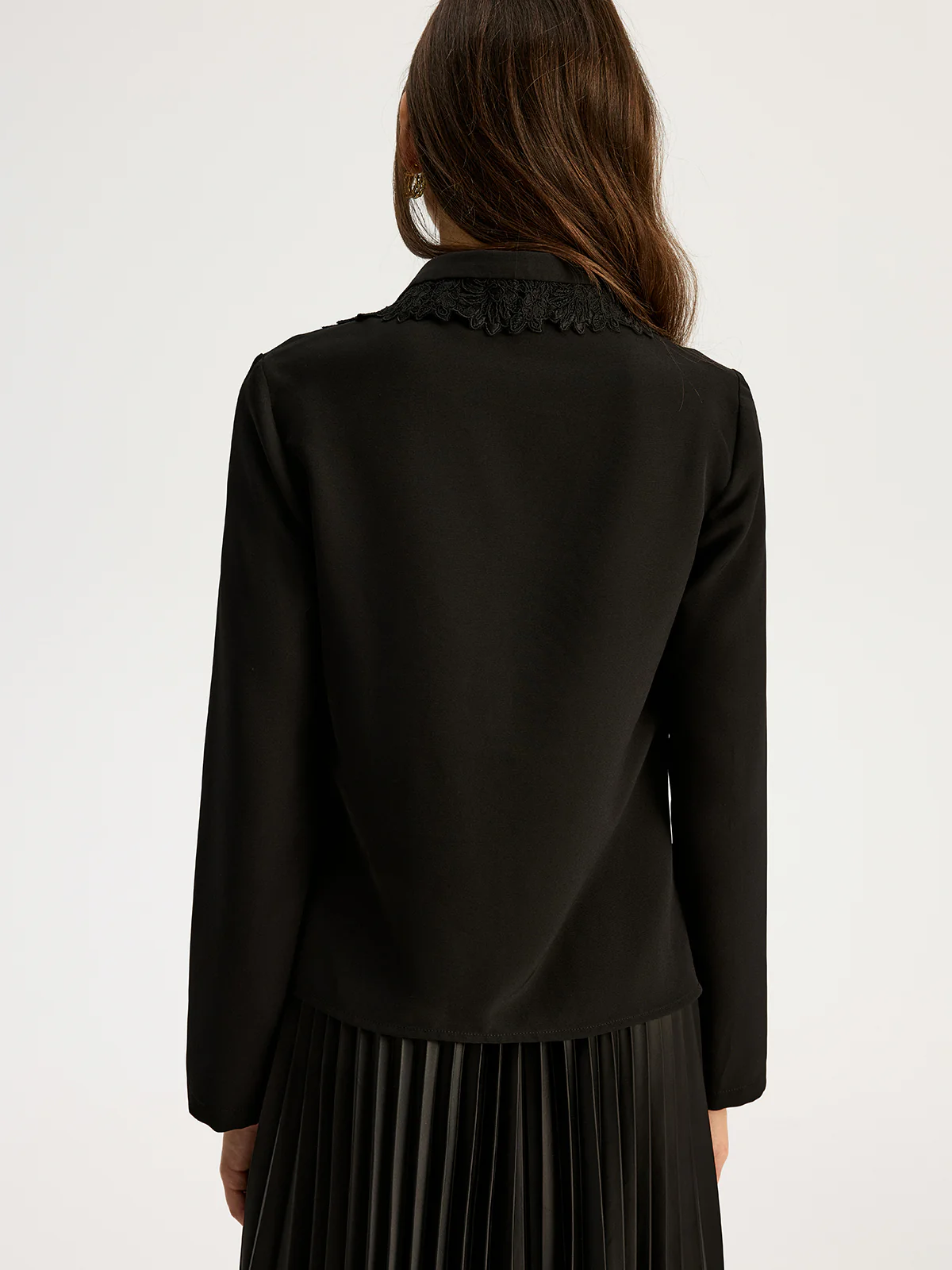 Lace Trimmed Blouse - Image 6