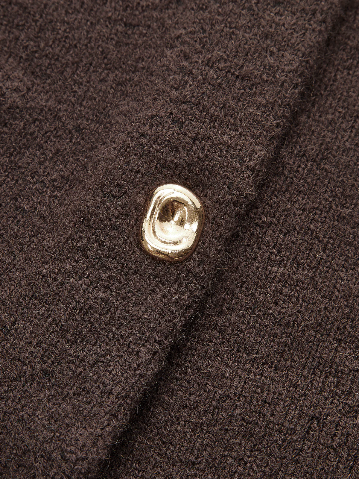 Lamb Sleeve Metal Button Knit Top and Skirt Set - Image 8