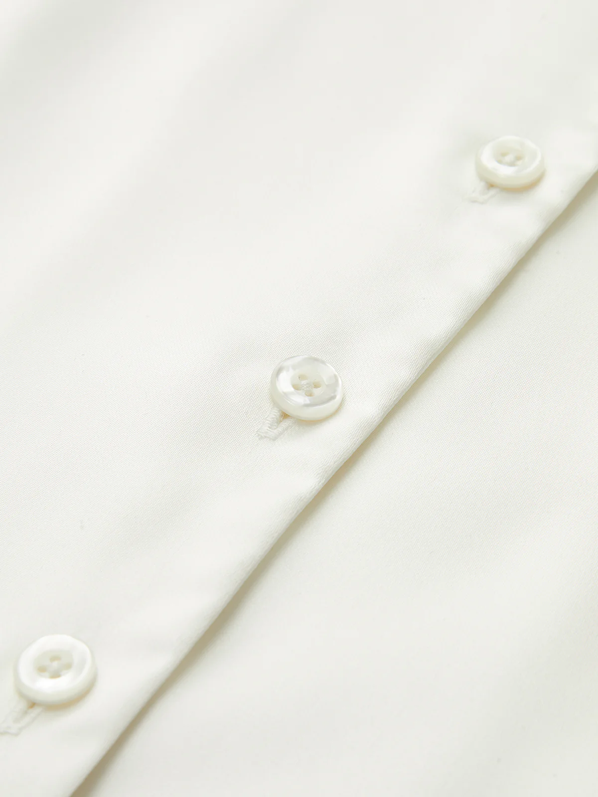 Lapel Collar Tie Satin Wrap Shirt - Image 5