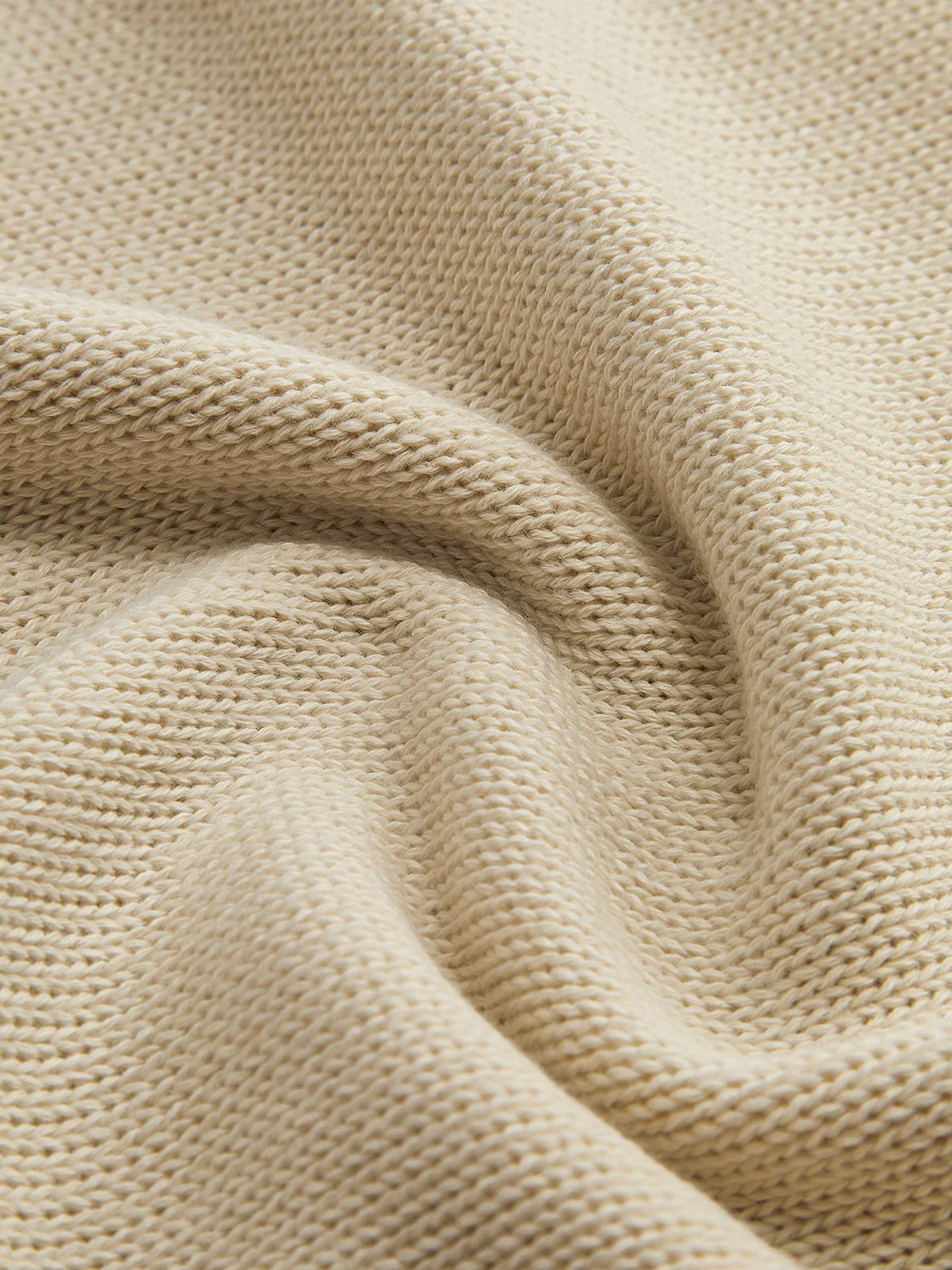 Lapel Ribbed Pullover Sweater - Image 6
